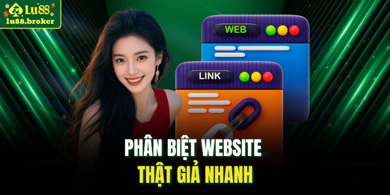 Phân biệt website thật giả nhanh